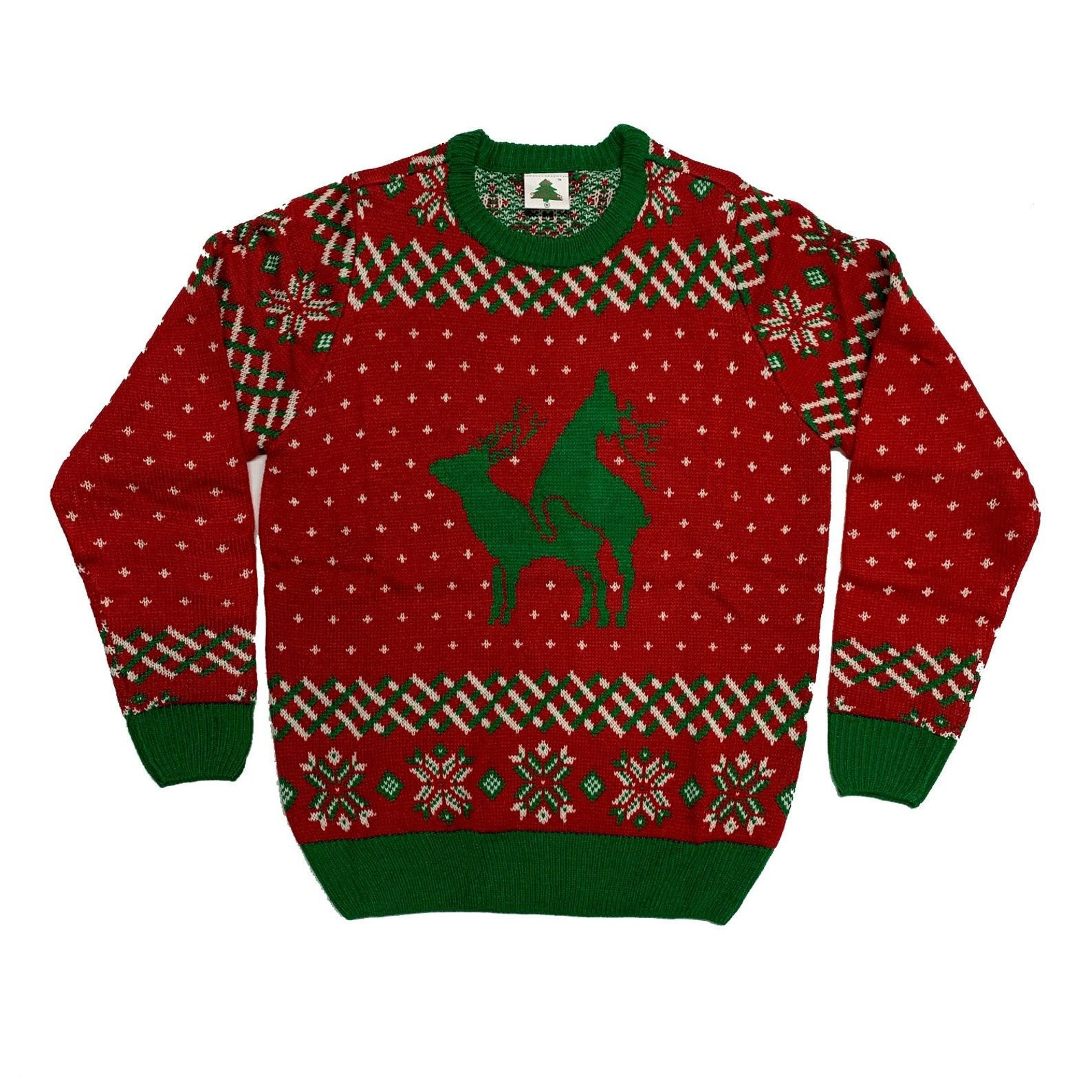 Reindeer Funny For Unisex Ugly Christmas Sweater Adult 3D Funny Matching for family