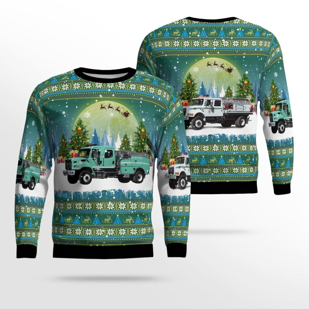 Reno Nevada US Forest Service Humboldt Toiyabe National Forest AOP Ugly Sweater Unisex Christmas Gift
