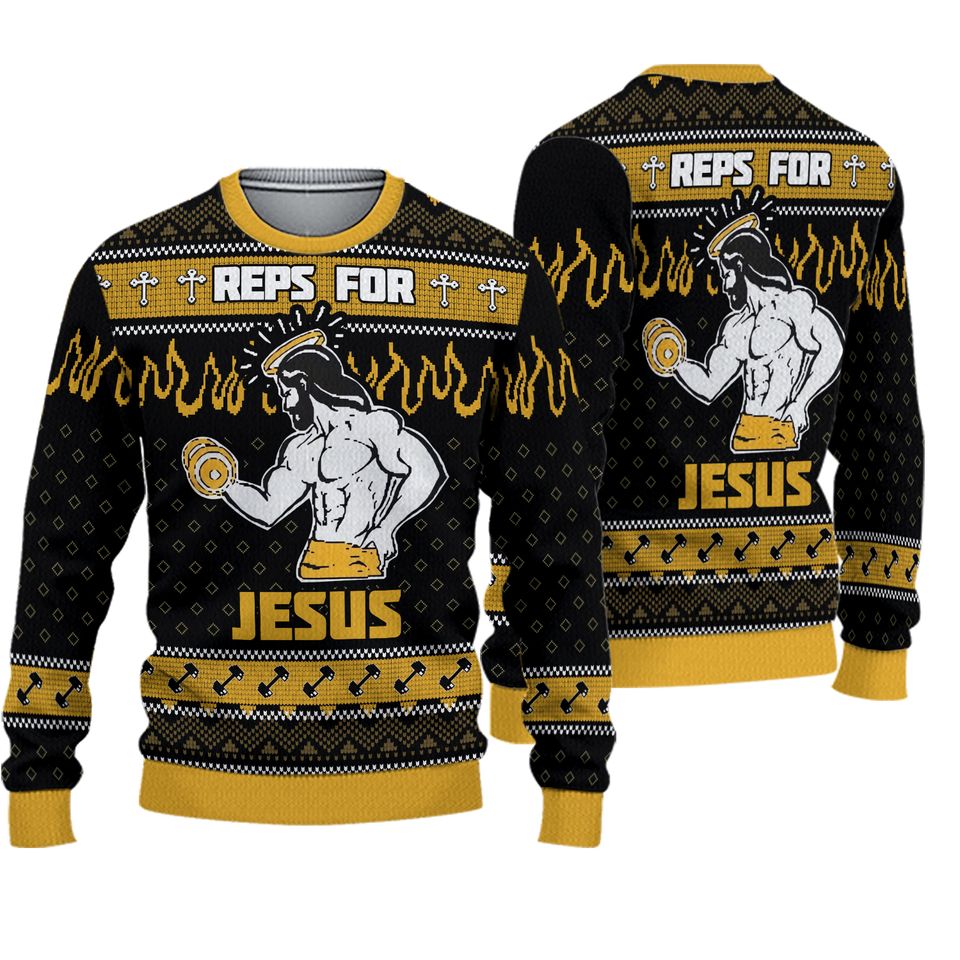 Reps For Jesus Ugly Christmas Sweater