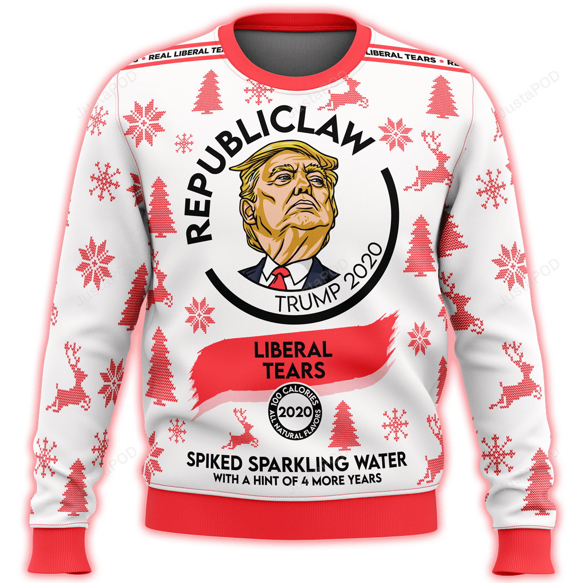 Republiclaw Premium Ugly Christmas Sweater Adult 3D Funny Matching for family