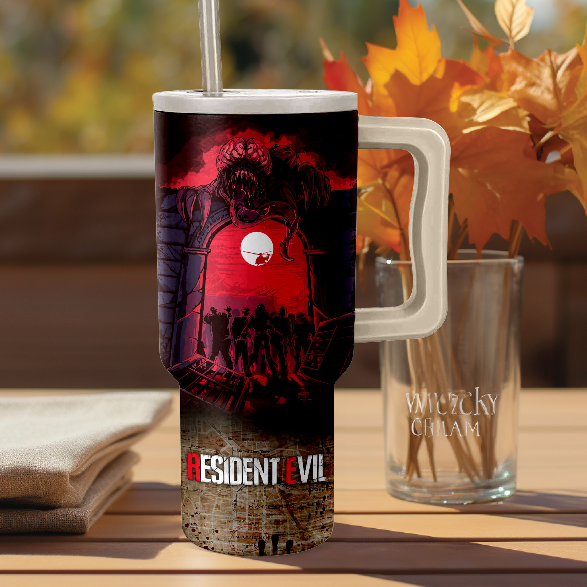 Resident Evil Games Custom Stanley Cup 40 oz 30 oz Tumbler With HandleTVC2301154 - Image 3