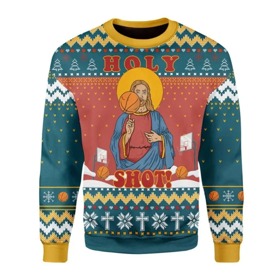 Retro Autumn Christian Ugly Sweatshirts, Gift for Friends