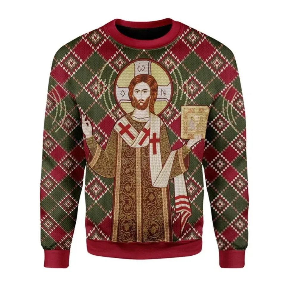 Retro Autumn Christian Ugly Sweatshirts, Gift for Friends