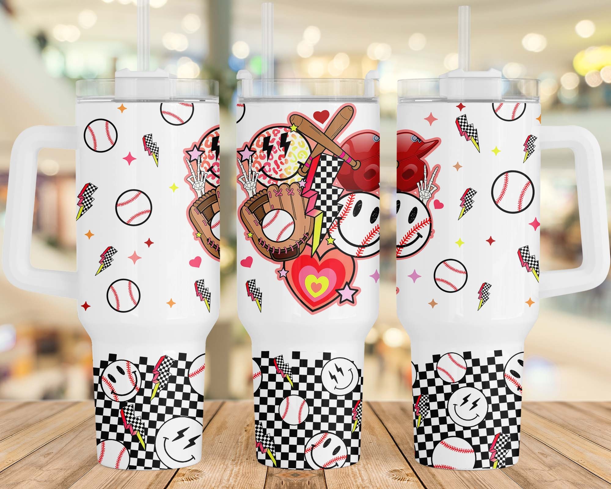 Retro Baseball Custom Stanley Cup 40 oz 30 oz Tumbler With HandleTVC2301960