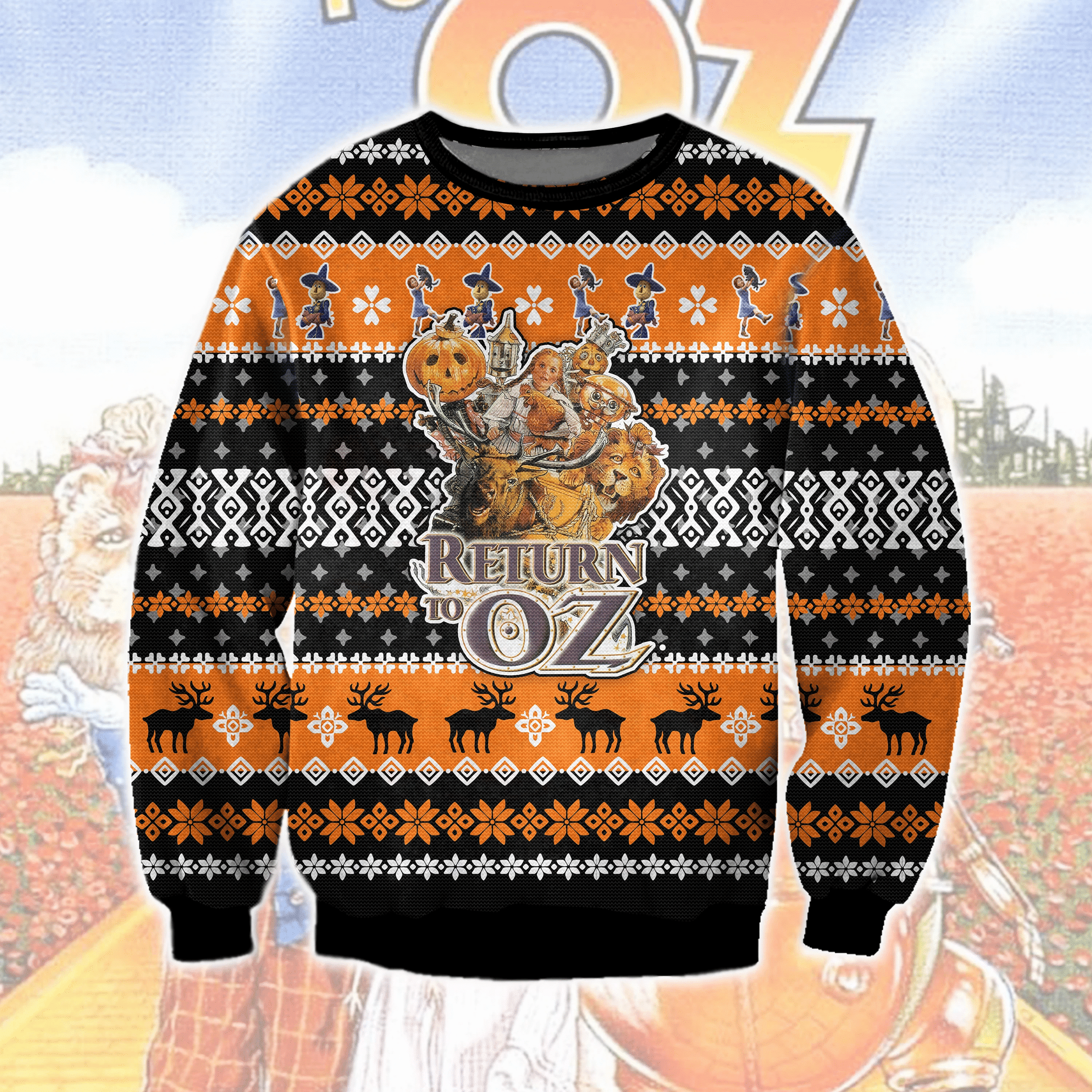 Return To Oz Ugly Christmas Sweater Adult 3D Funny Matching for family