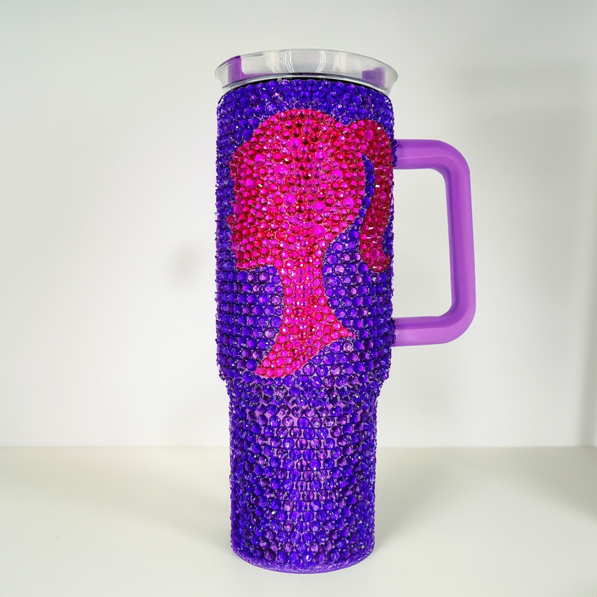 Rhinestone Bling Barbie Doll Cartoon Custom Stanley Cup 40 oz 30 oz Tumbler With HandleTVC2301530