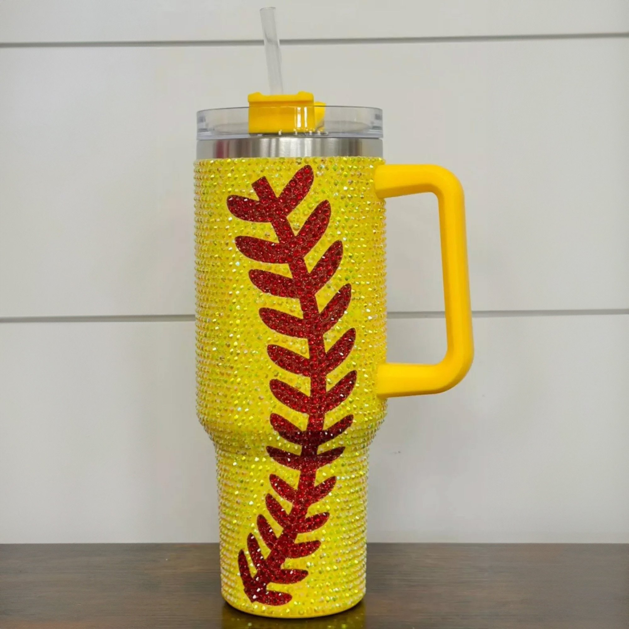Rhinestone Bling Baseball MLB Custom Stanley Cup 40 oz 30 oz Tumbler With HandleTVC2301531
