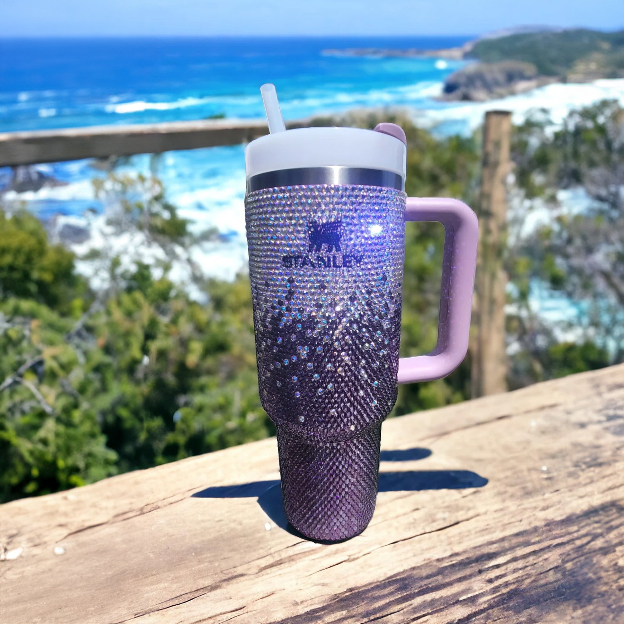 Rhinestone Bling Custom Stanley Cup 40 oz 30 oz Tumbler With HandleTVC2301530