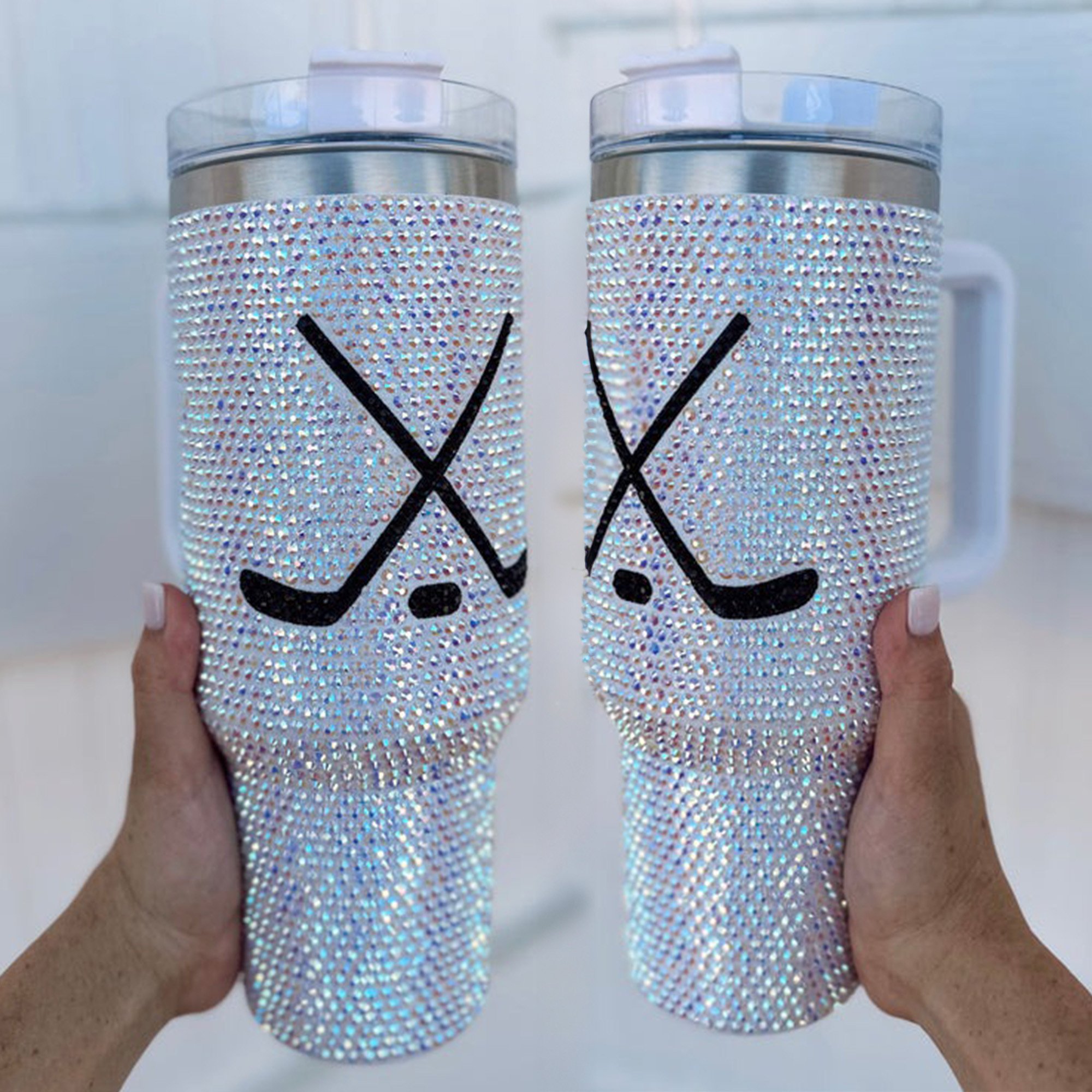 Rhinestone Bling Hockey NHL Custom Stanley Cup 40 oz 30 oz Tumbler With HandleTVC2301530