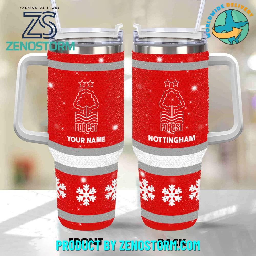 Rhinestone Bling Nottingham Forest EPL Custom Stanley Cup 40 oz 30 oz Tumbler With HandleTVC2301418