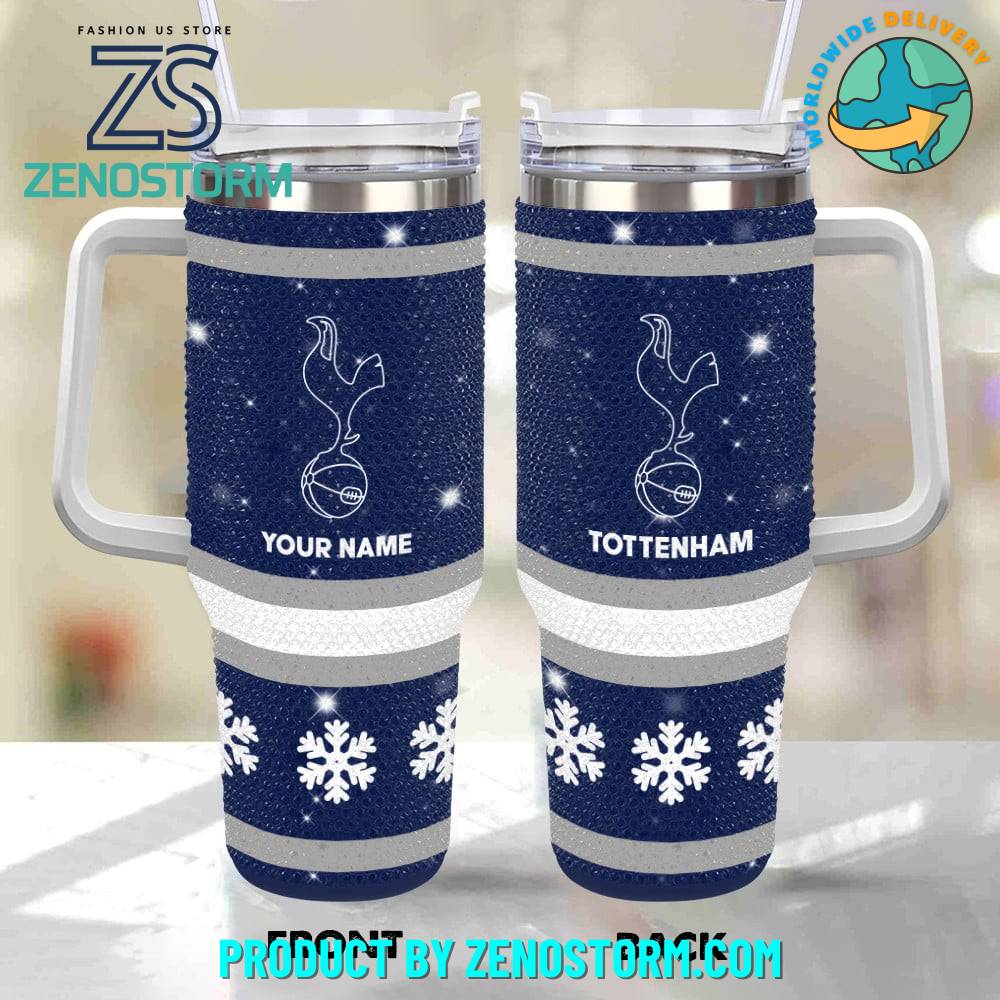 Rhinestone Bling Tottenham Hotspur EPL Custom Stanley Cup 40 oz 30 oz Tumbler With HandleTVC2301418
