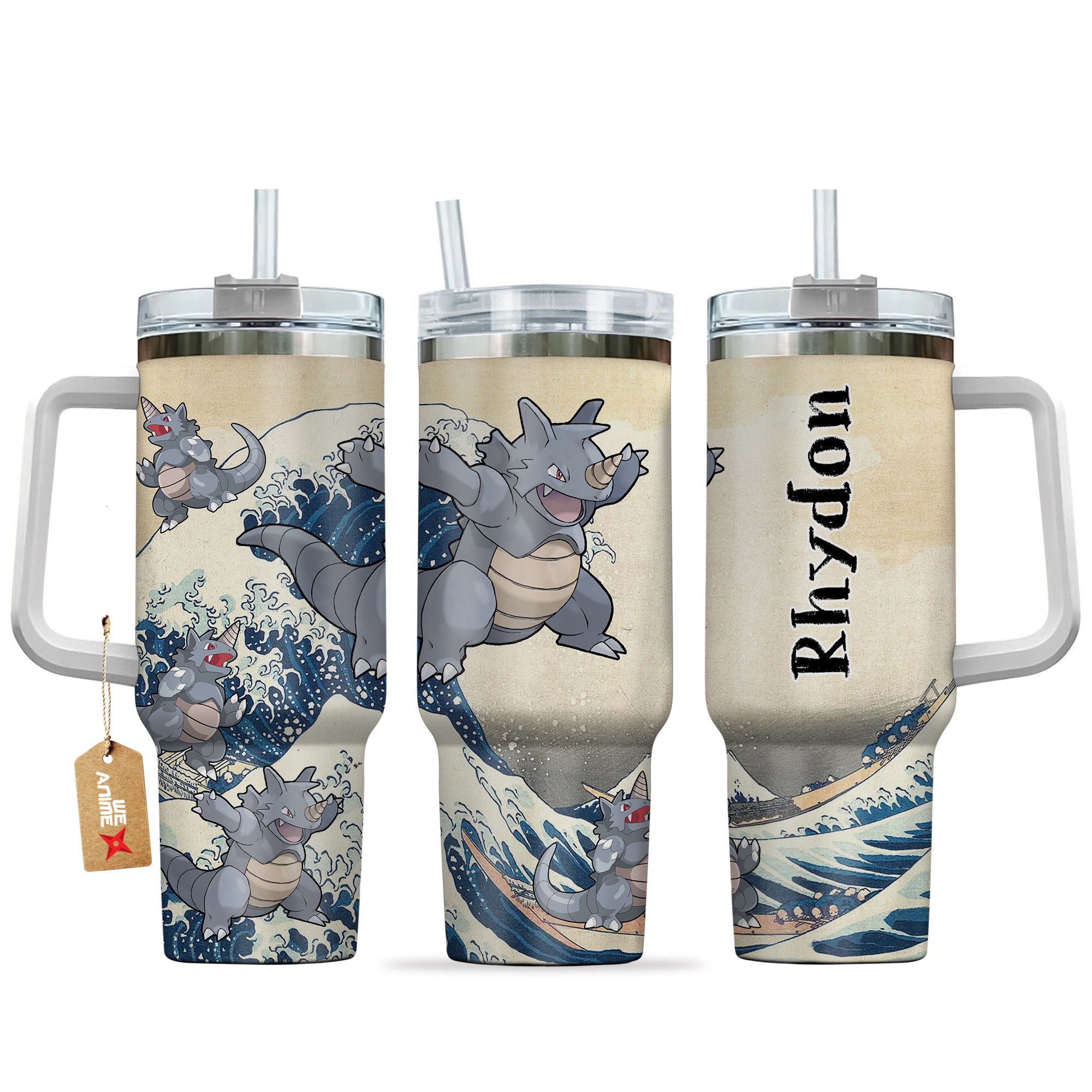 Rhydon Pokemon Anime Custom Stanley Cup 40 oz 30 oz Tumbler With HandleTVC2301141
