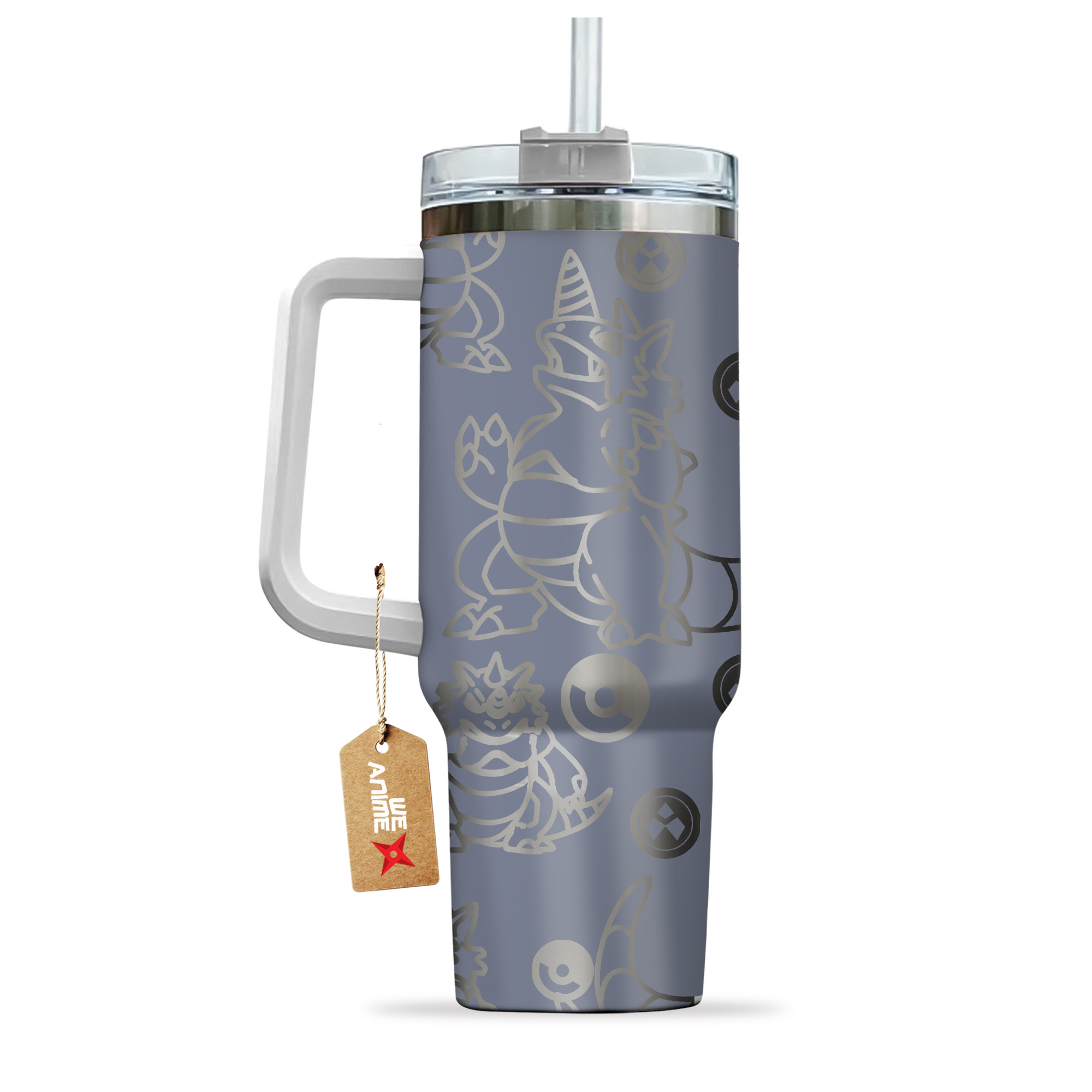 Rhydon Pokemon Anime Custom Stanley Cup 40 oz 30 oz Tumbler With HandleTVC2301141 - Image 3