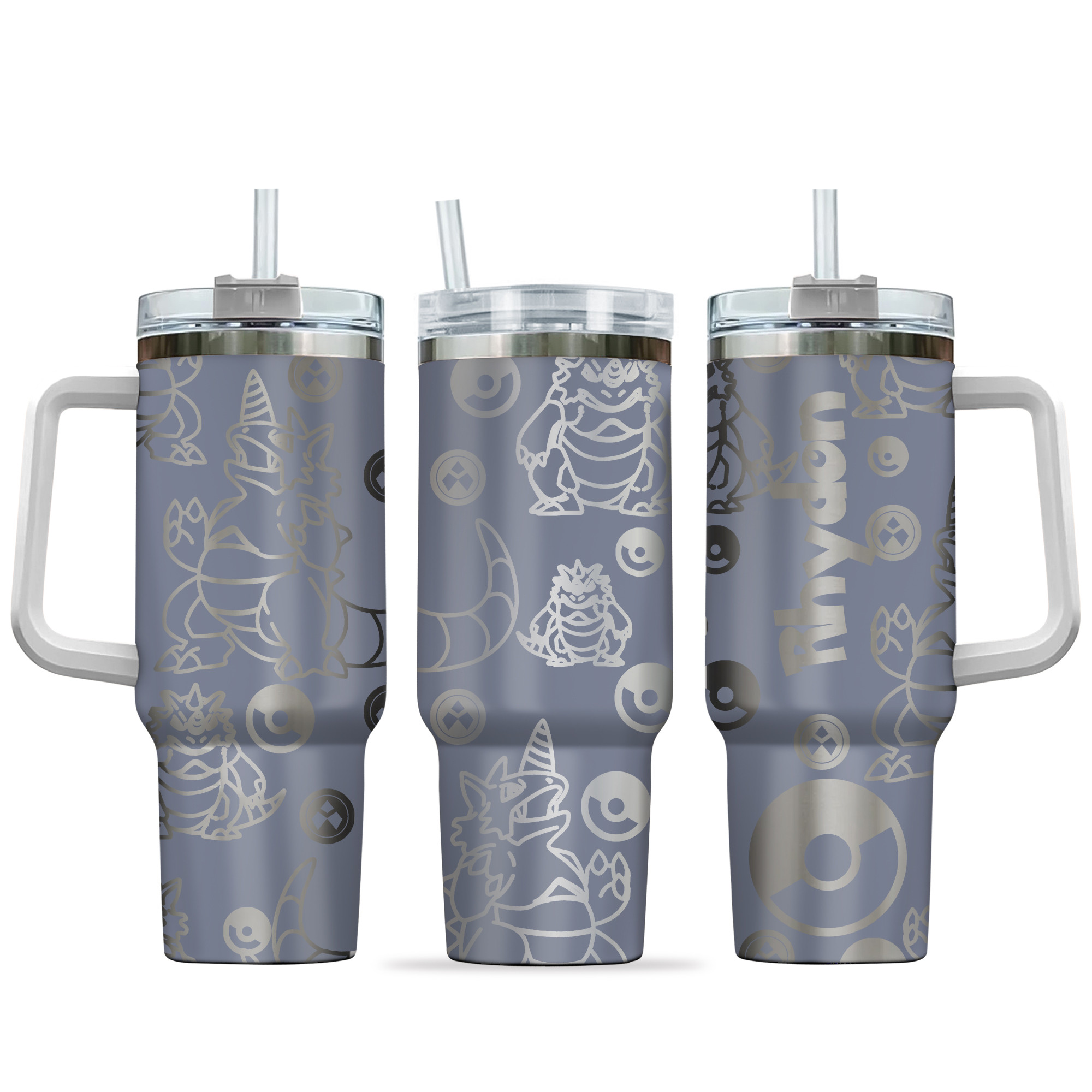 Rhydon Pokemon Anime Custom Stanley Cup 40 oz 30 oz Tumbler With HandleTVC2301141