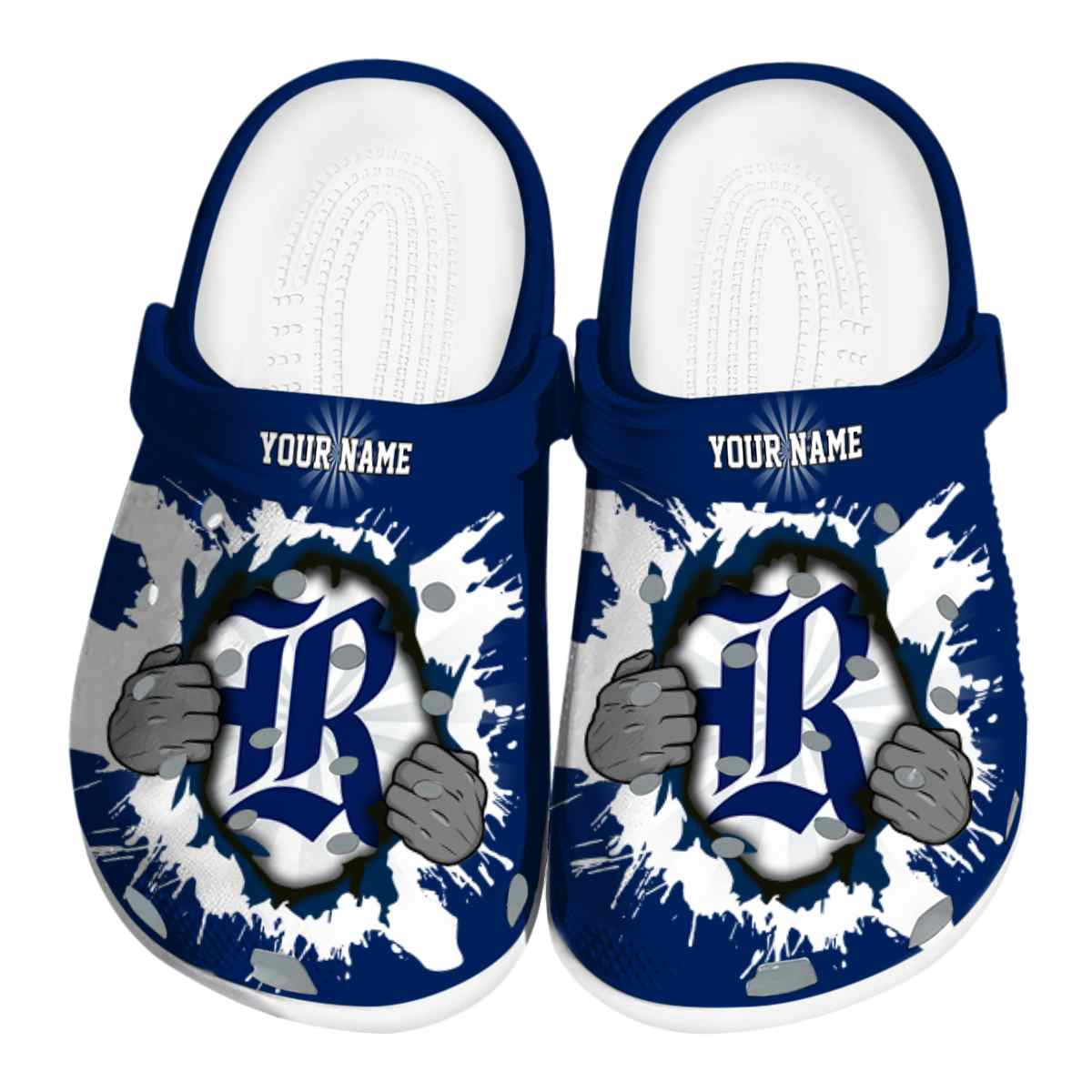 Rice Owls NCAA Sport Crocs Crocband Clogs Shoes Comfortable For Men Women and Kids