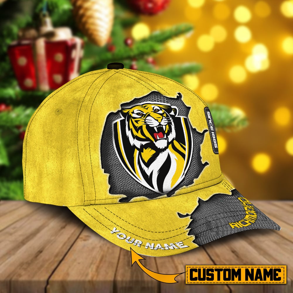 Richmond Tigers AFL Personalized Cap For Fan Baseball Cap Classic Trucker Hats Custom Hats Gifts For Men & Women