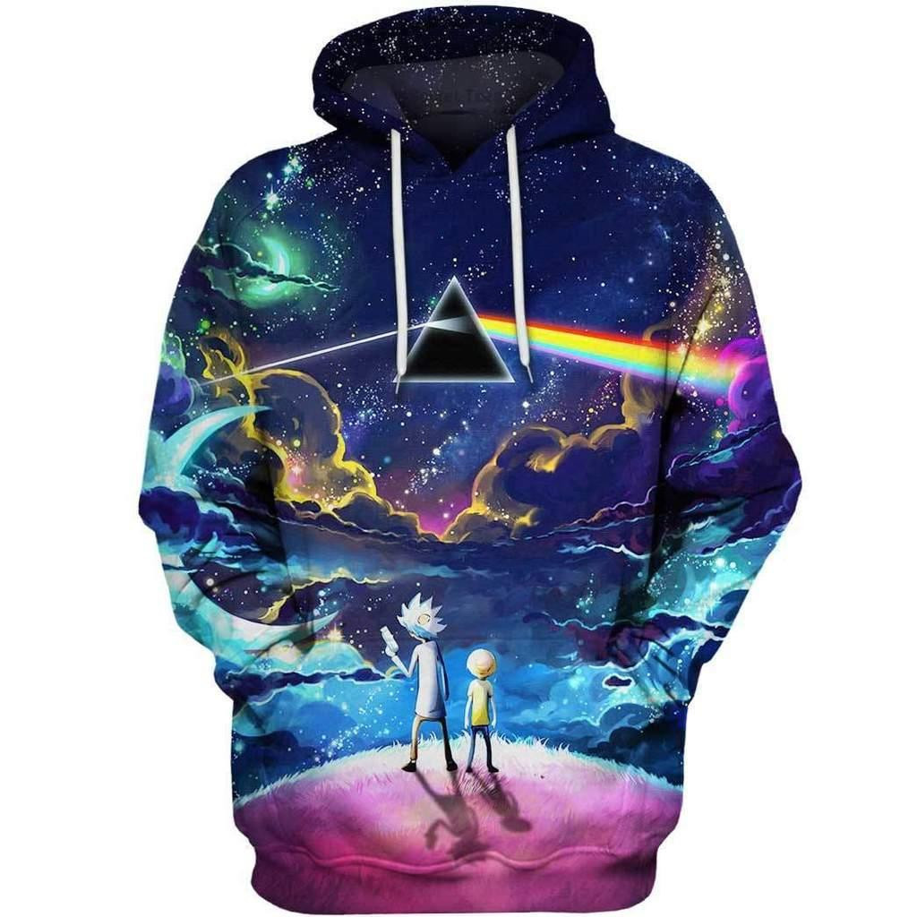 Rick And Morty 3D All Over Print Hoodie, Zip Hoodie