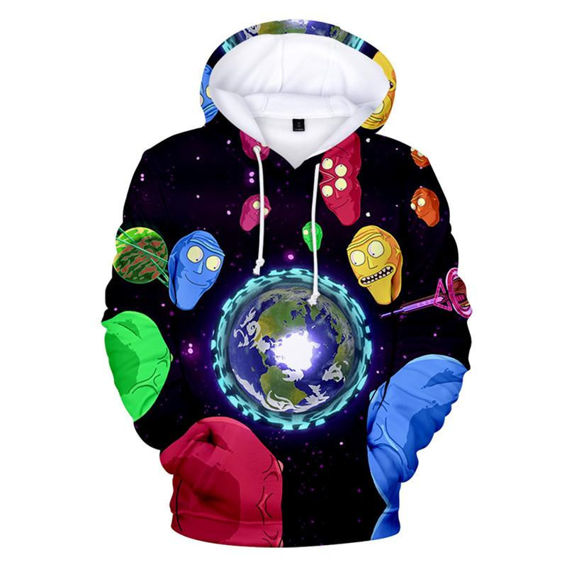 Rick And Morty 3D All Over Print Hoodie, Zip Hoodie