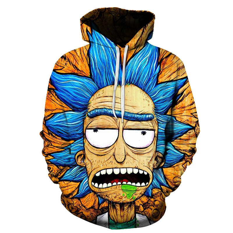 Rick And Morty 3D All Over Print Hoodie, Zip Hoodie