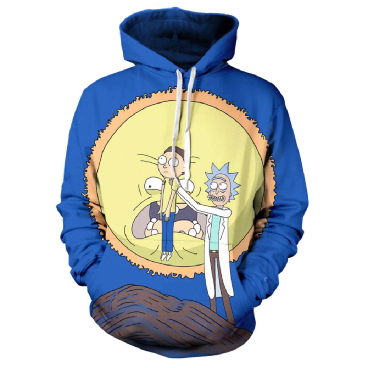 Rick And Morty 3D All Over Print Hoodie, Zip Hoodie