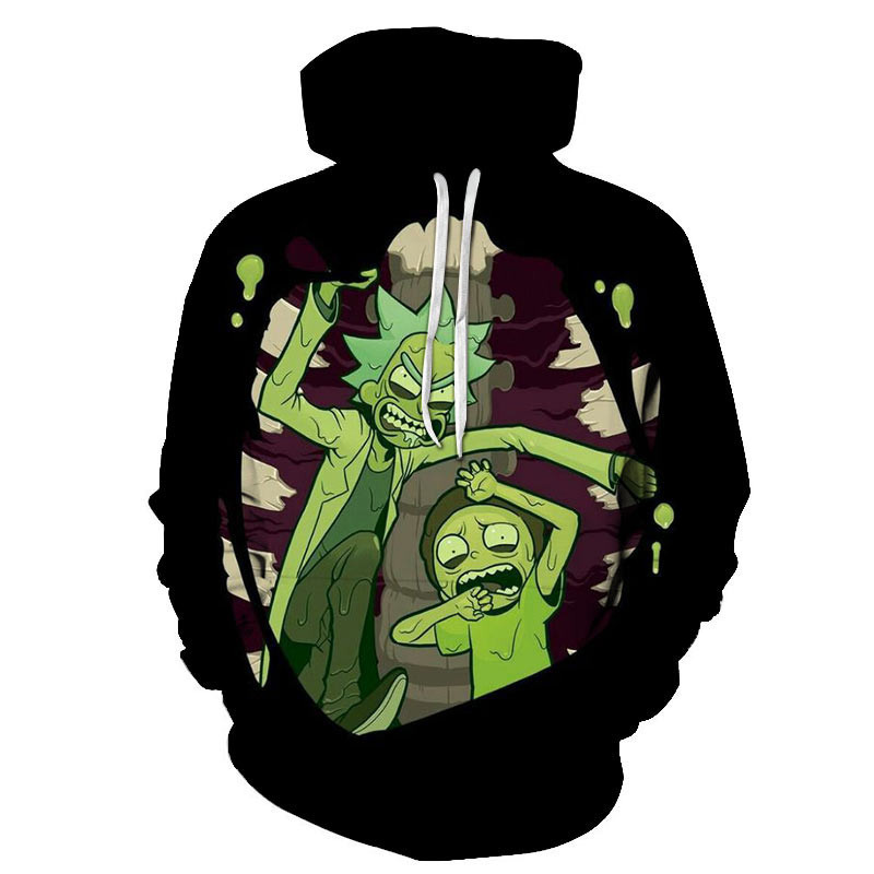 Rick And Morty 3D All Over Print Hoodie, Zip Hoodie