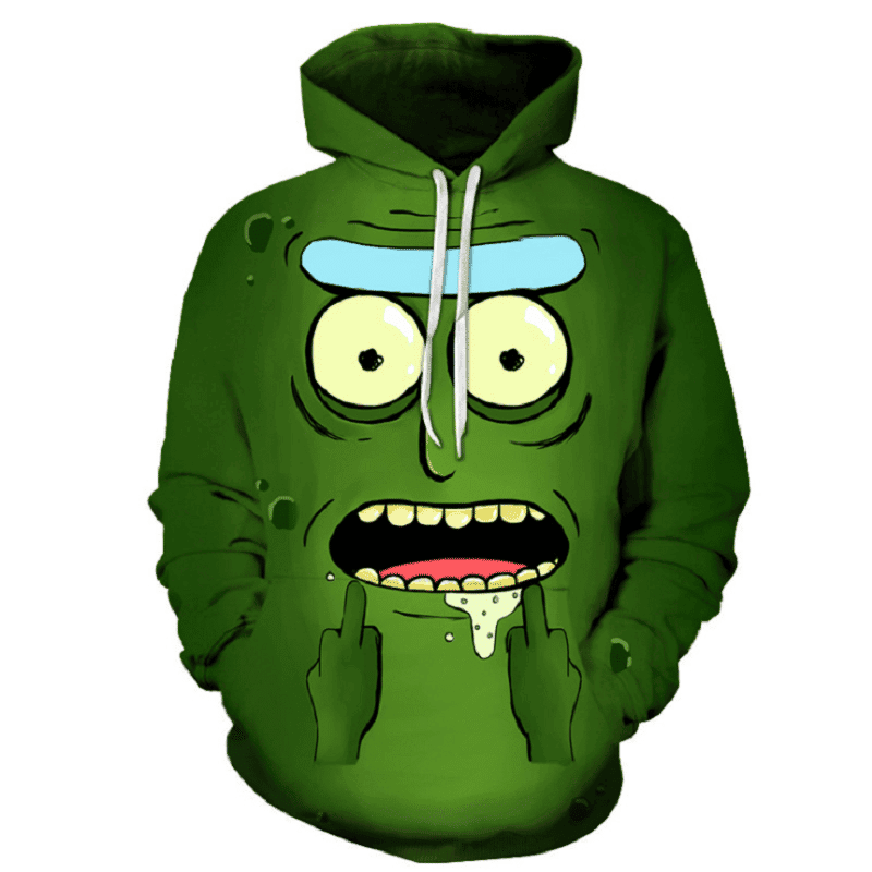 Rick and Morty 3D All Over Print Hoodie, Zip Hoodie