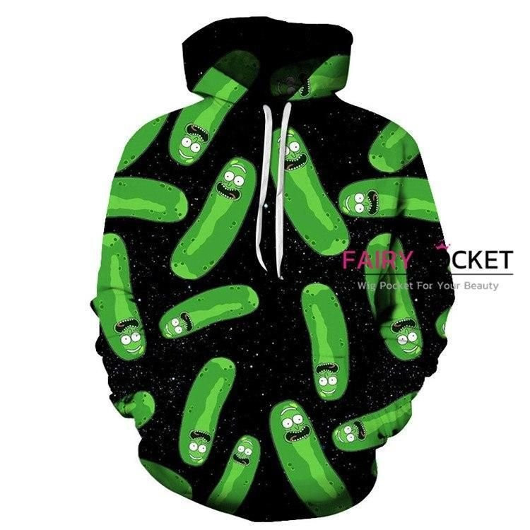 Rick and Morty 3D All Over Print Hoodie, Zip Hoodie