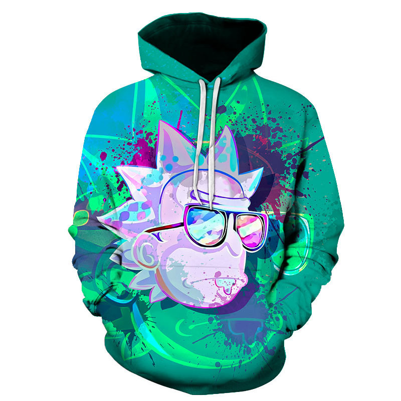 Rick And Morty 3D All Over Print Hoodie, Zip Hoodie