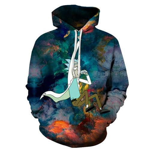 Rick And Morty 3D All Over Print Hoodie, Zip Hoodie