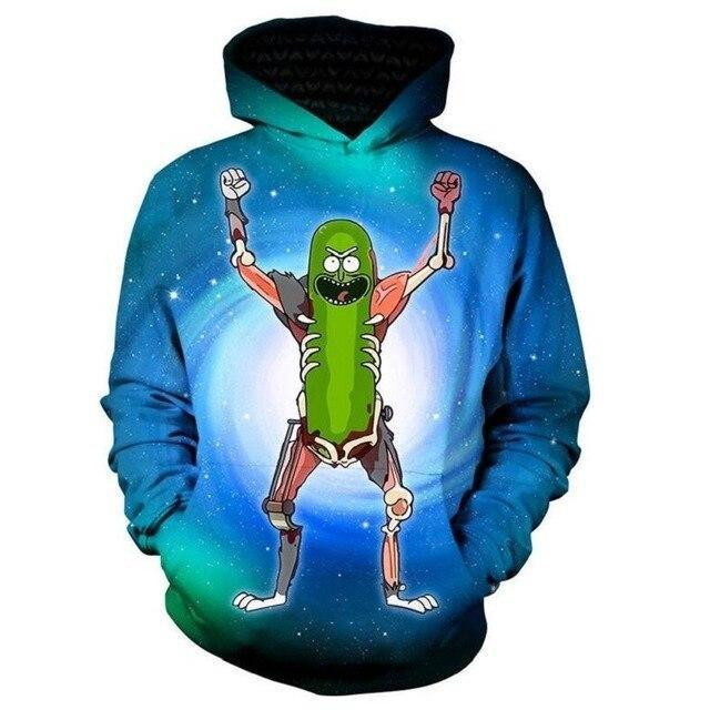 Rick And Morty 3D All Over Print Hoodie, Zip Hoodie