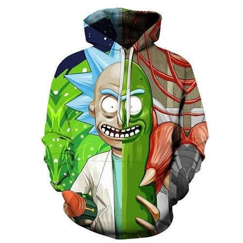 Rick And Morty 3D All Over Print Hoodie, Zip Hoodie