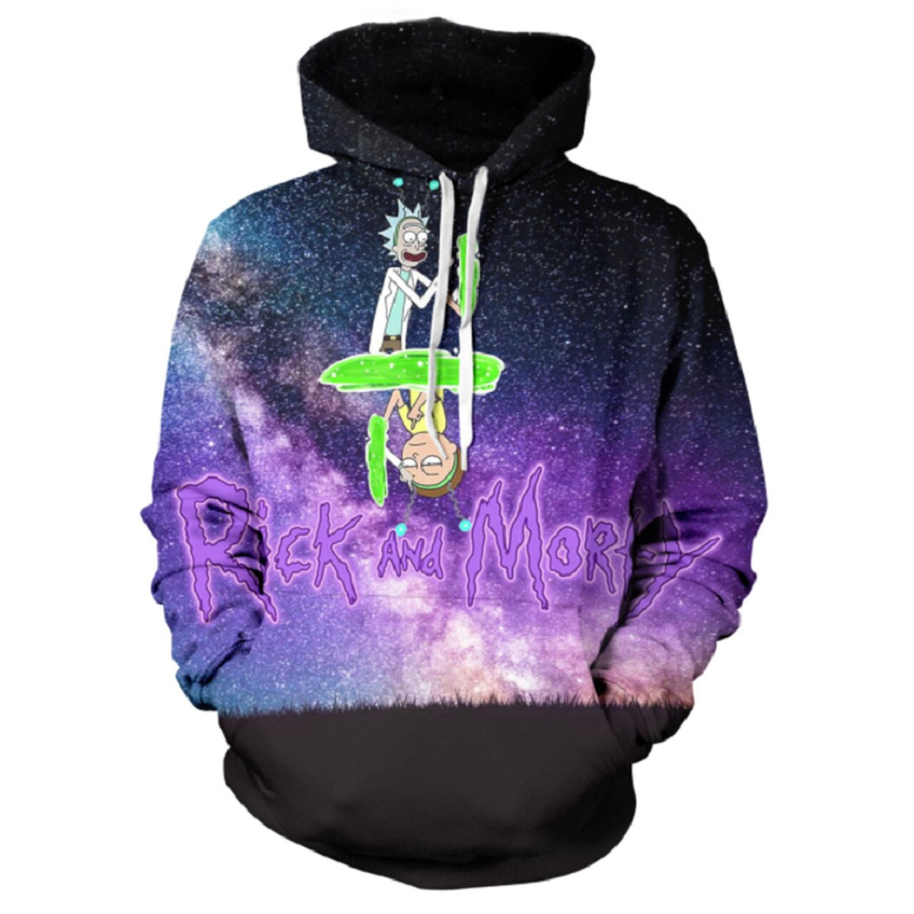 Rick And Morty 3D All Over Print Hoodie, Zip Hoodie
