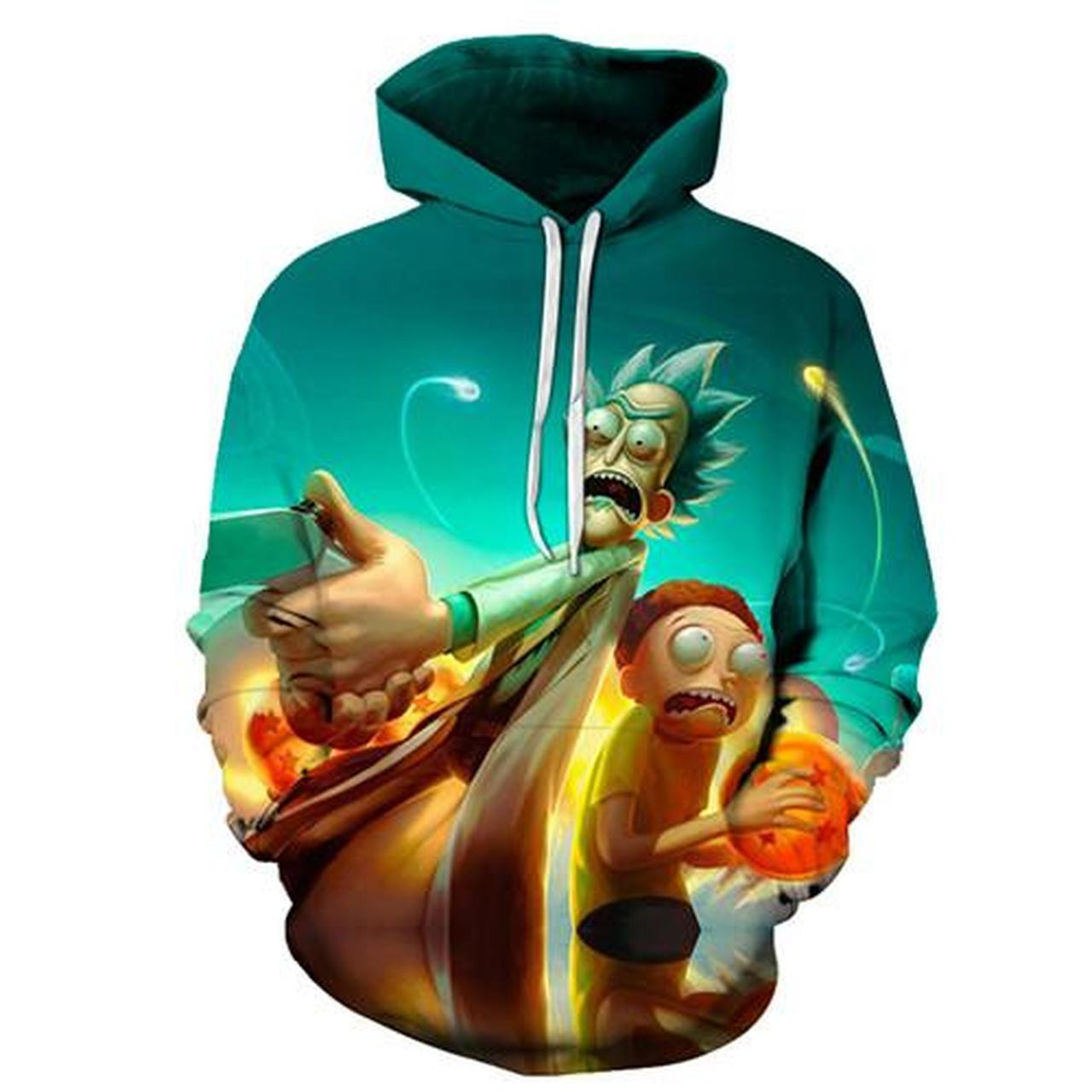 Rick And Morty 3D All Over Print Hoodie, Zip Hoodie