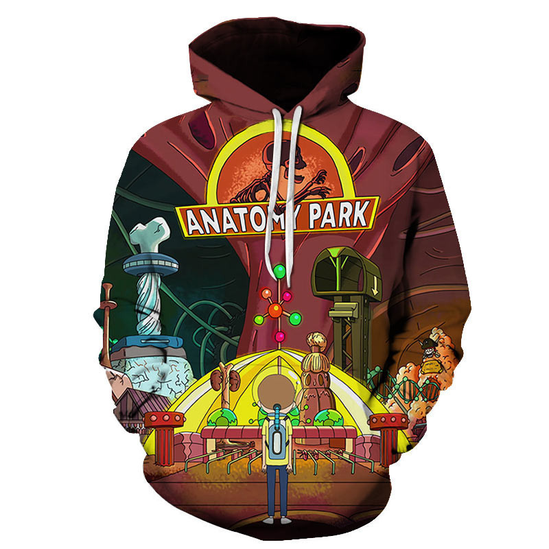 Rick And Morty 3D All Over Print Hoodie, Zip Hoodie