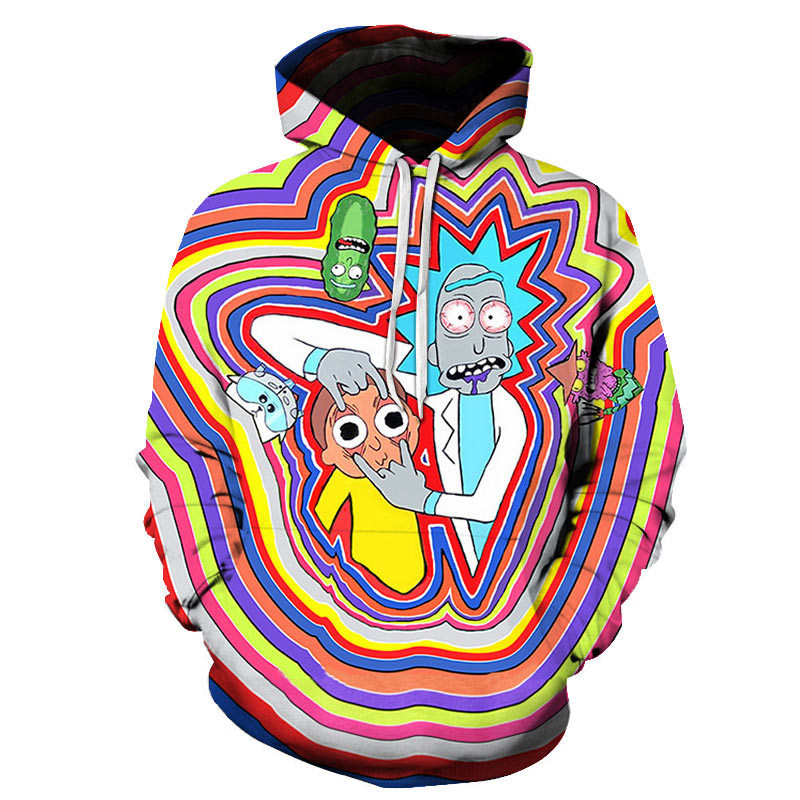 Rick And Morty 3D All Over Print Hoodie, Zip Hoodie