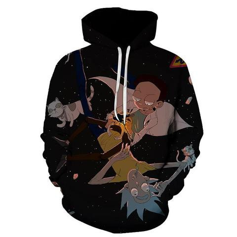Rick And Morty 3D All Over Print Hoodie, Zip Hoodie