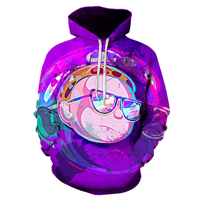 Rick And Morty 3D All Over Print Hoodie, Zip Hoodie