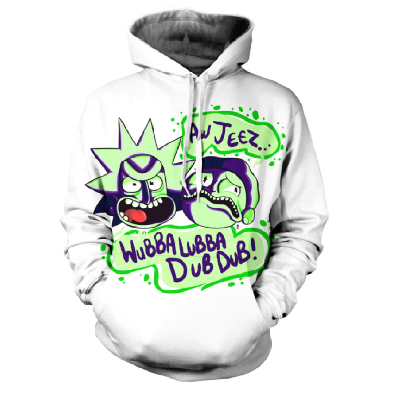 Rick And Morty 3D All Over Print Hoodie, Zip Hoodie