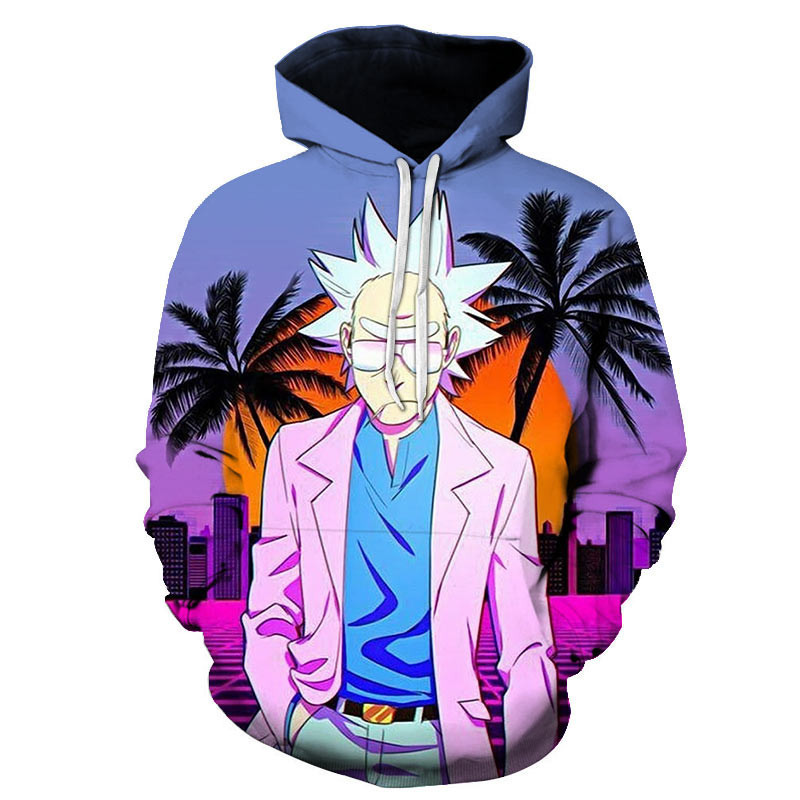 Rick And Morty 3D All Over Print Hoodie, Zip Hoodie
