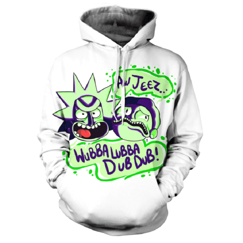 Rick and Morty 3D All Over Print Hoodie, Zip Hoodie