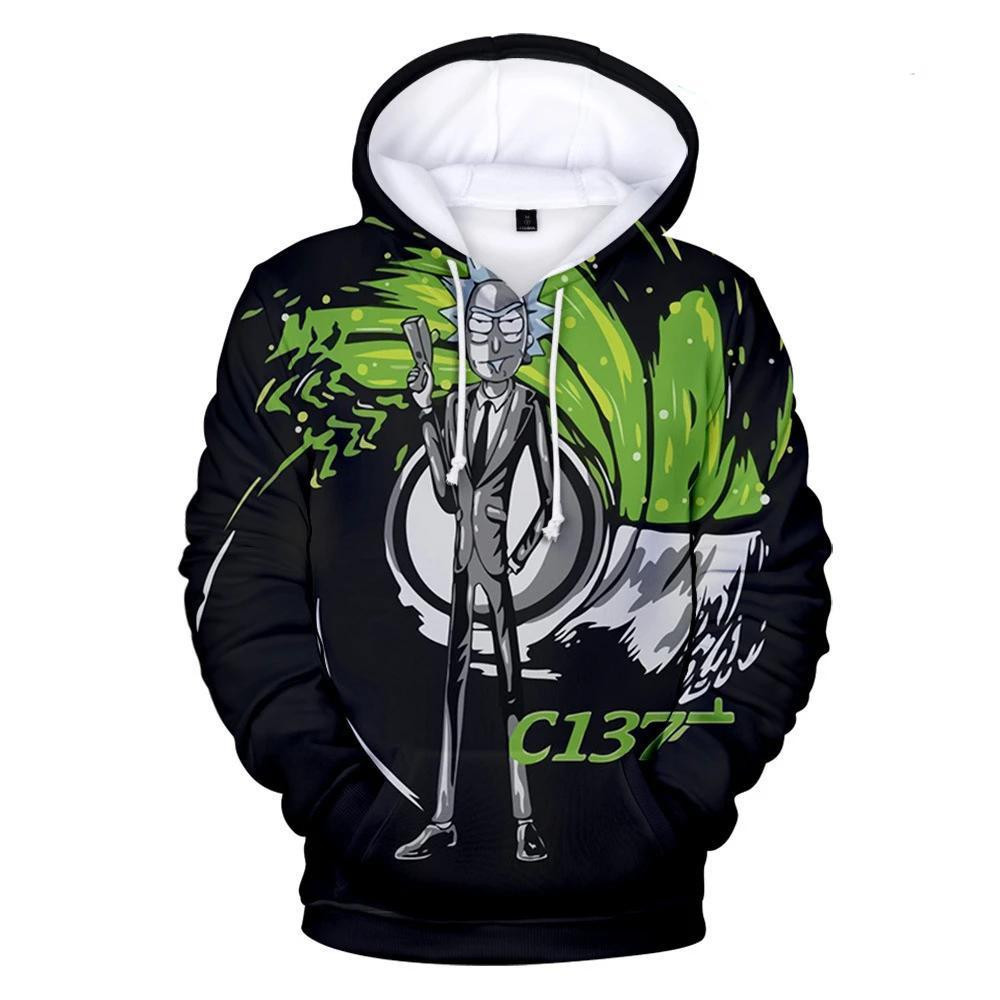Rick And Morty 3D All Over Print Hoodie, Zip Hoodie