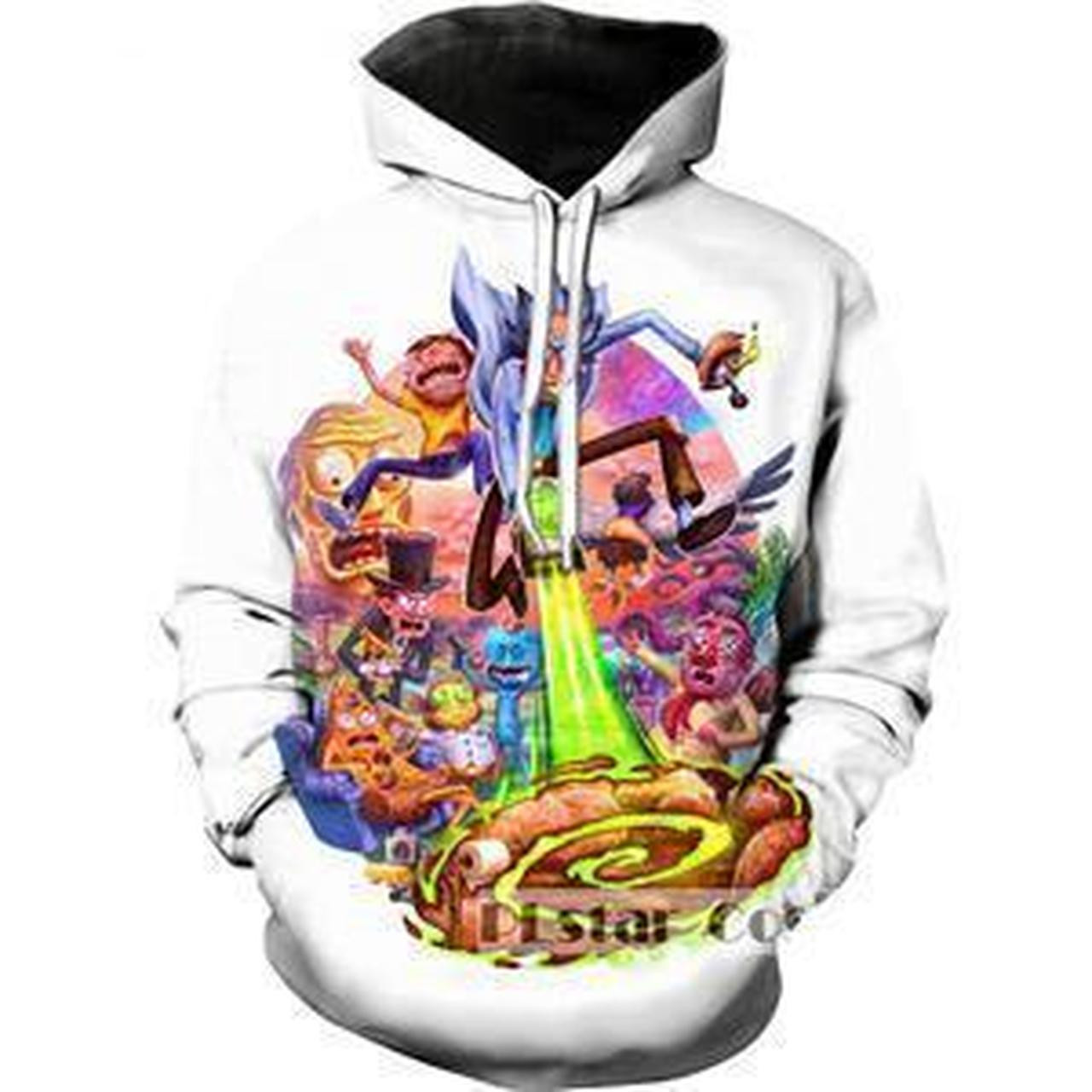 Rick And Morty 3D All Over Print Hoodie, Zip Hoodie