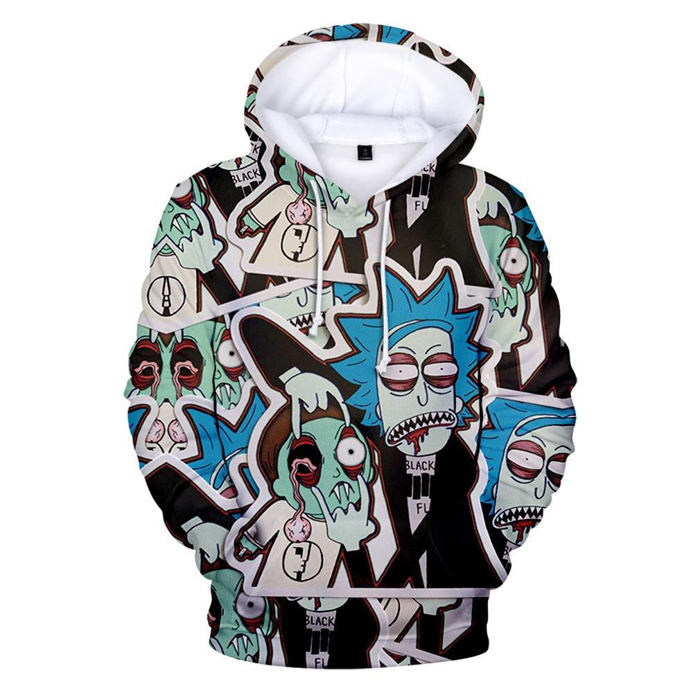 Rick And Morty 3D All Over Print Hoodie, Zip Hoodie