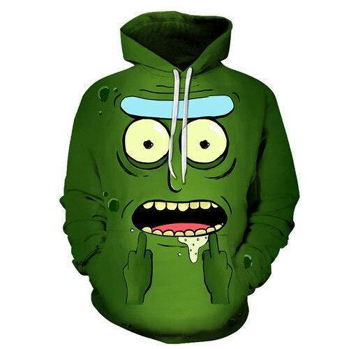 Rick And Morty 3D All Over Print Hoodie, Zip Hoodie