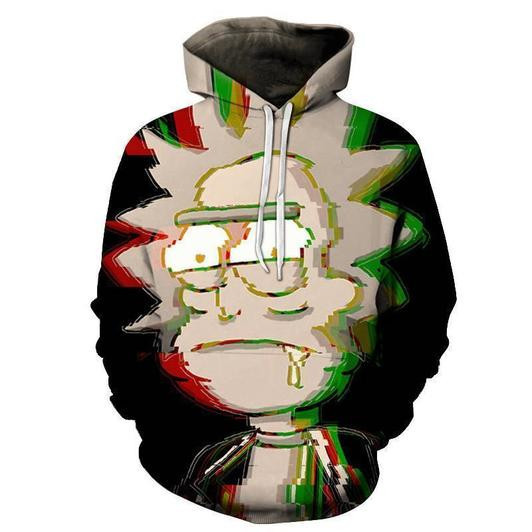 Rick And Morty 3D All Over Print Hoodie, Zip Hoodie