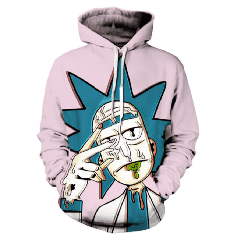 Rick and Morty 3D All Over Print Hoodie, Zip Hoodie