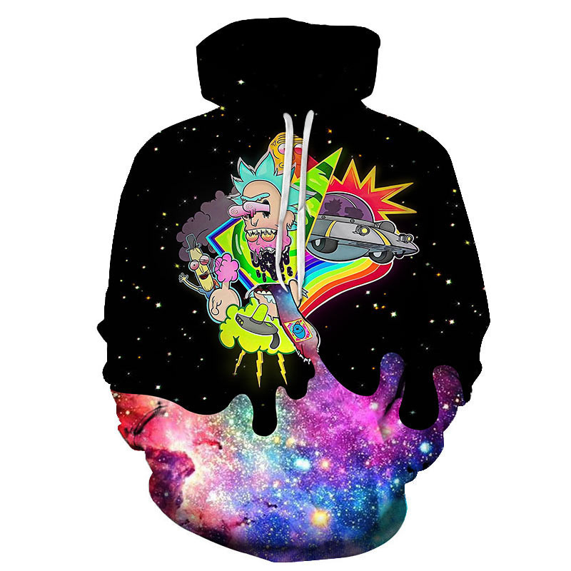 Rick And Morty 3D All Over Print Hoodie, Zip Hoodie