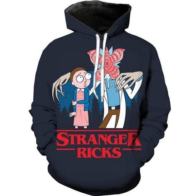 Rick And Morty 3D All Over Print Hoodie, Zip Hoodie