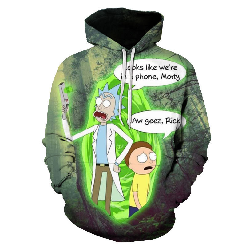 Rick And Morty 3D All Over Print Hoodie, Zip Hoodie