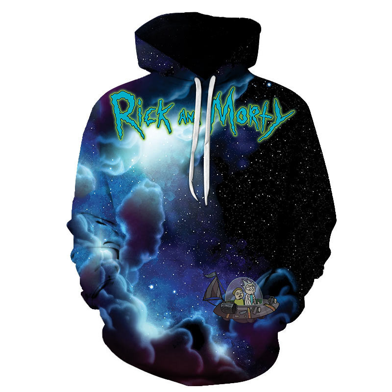 Rick And Morty 3D All Over Print Hoodie, Zip Hoodie